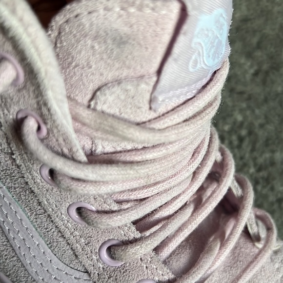 VANS Kids Pink High Top Suede Sneakers Sk-8 Hi - Picture 10 of 10